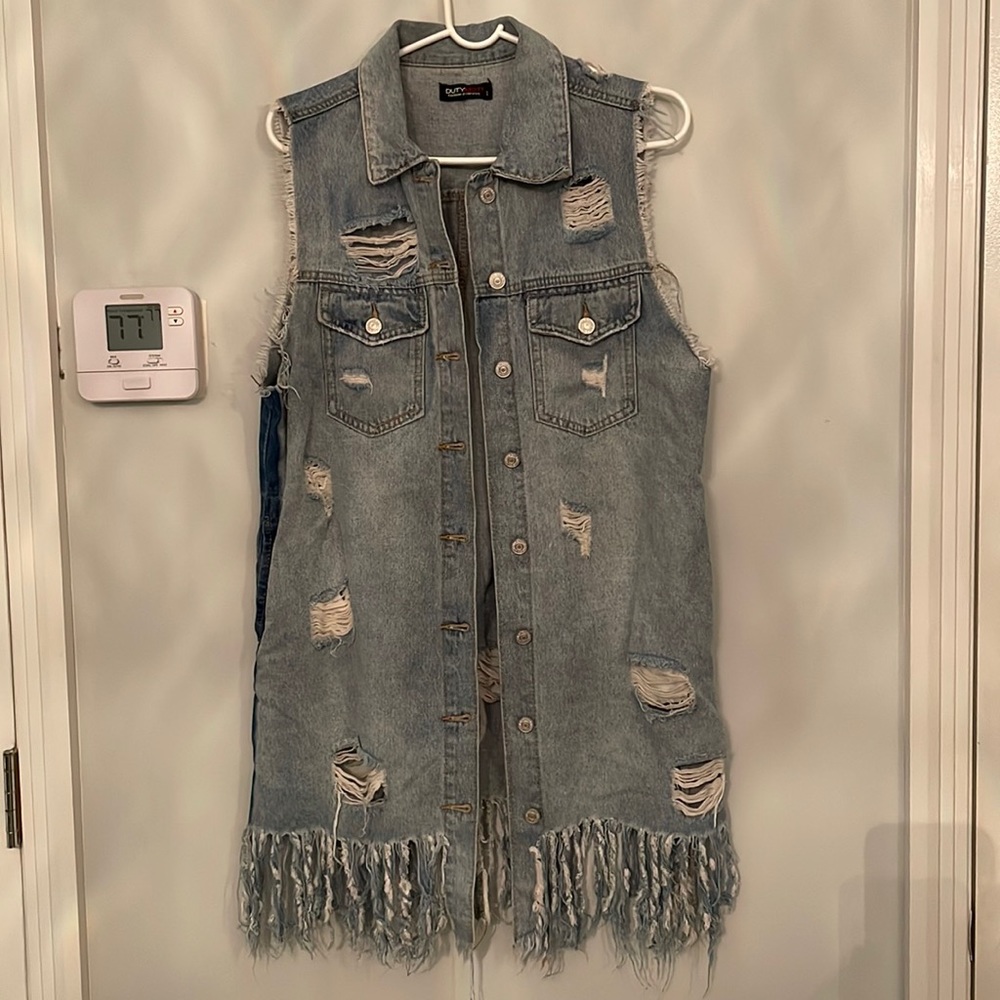 Denim minidress